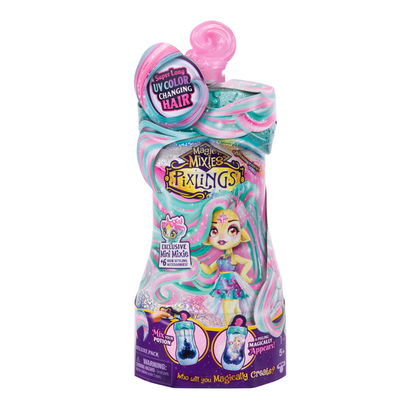 Magic Mixies Pixlings S2 Galaxy Hair Doll Single Pack