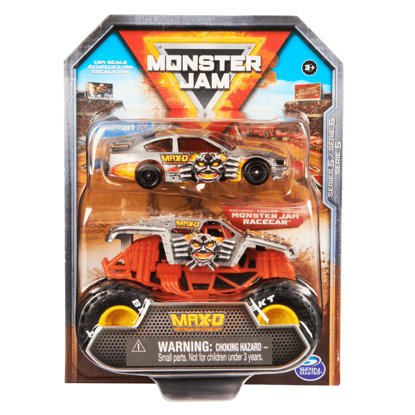Monster Jam 1:64 Truck and Race Car