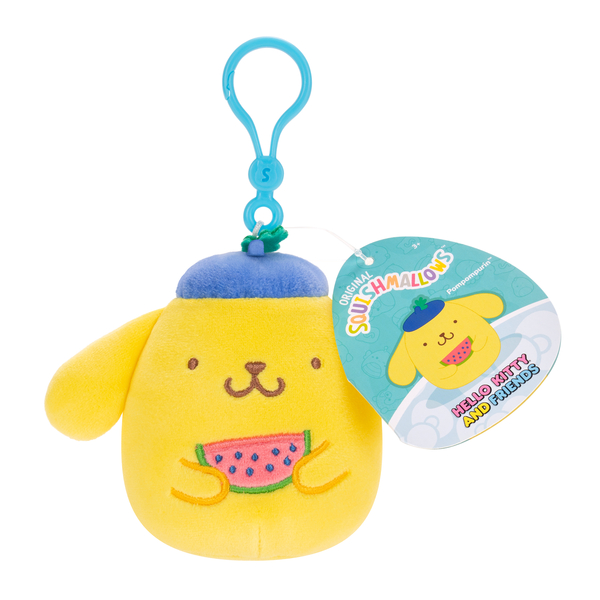 Squishmallows 3.5 Inch Clip Hello Kitty Tropical Assorted