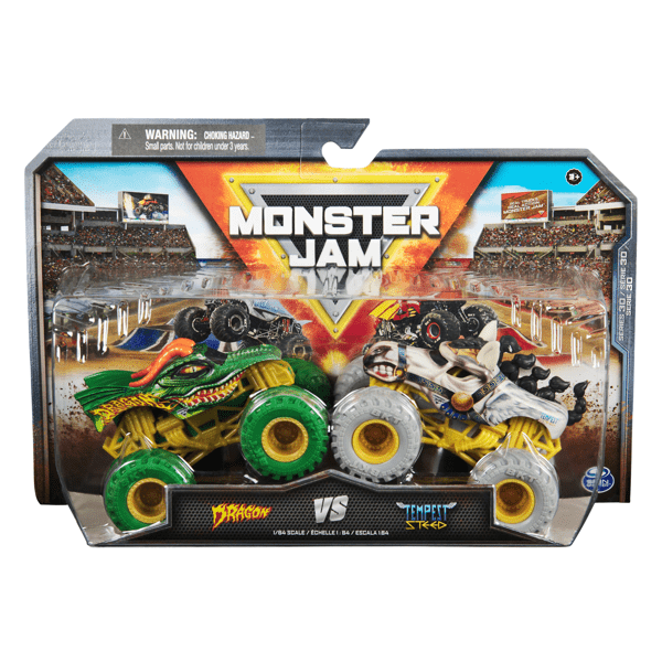 Monster Jam 1:64 2 Pack Assorted