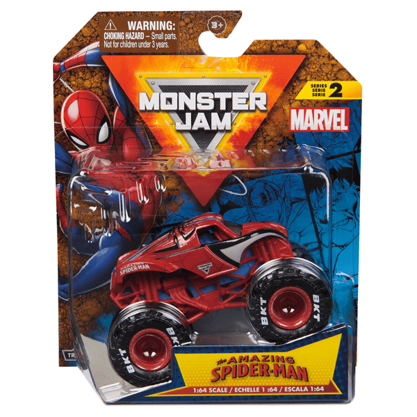 Monster Jam 1:64 Marvel Single Packs