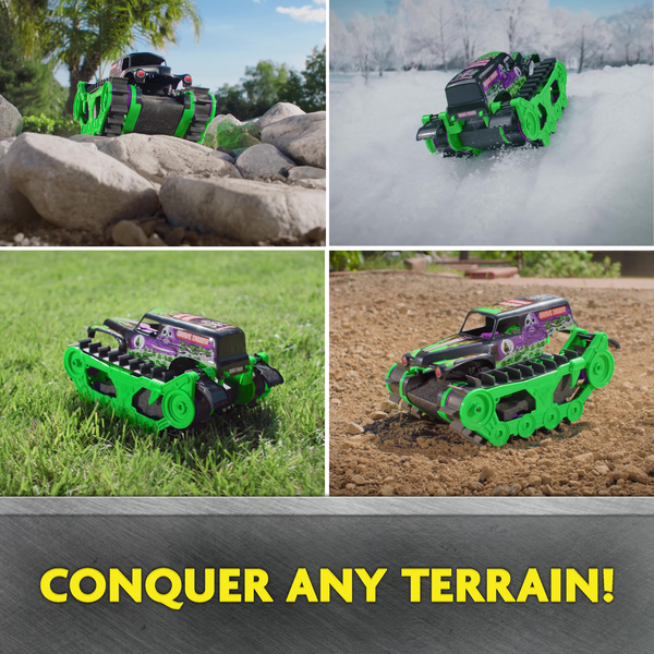Monster Jam Grave Digger Trax Remote Control Vehicle