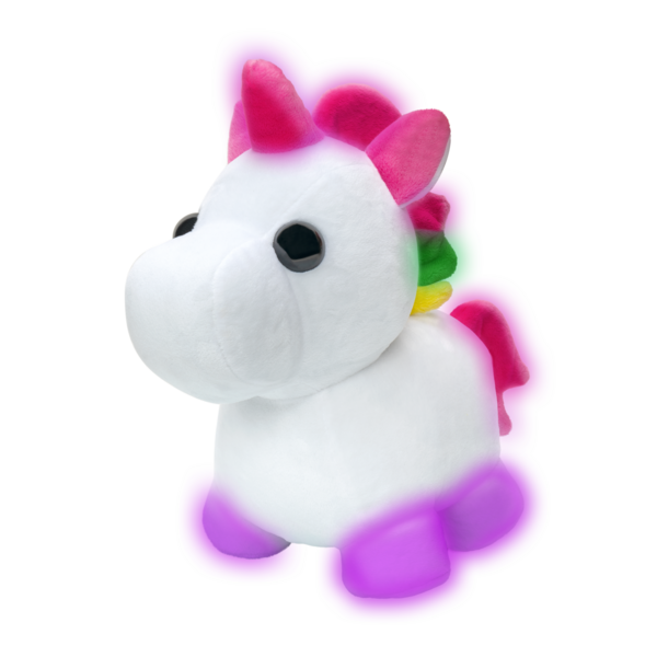 Adopt Me! Neon Unicorn 12-Inch Light-Up Plush