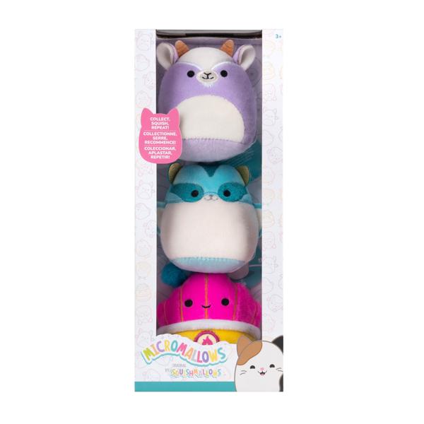 Squishmallows Original Micromallows Plush 3-Pack Assortment