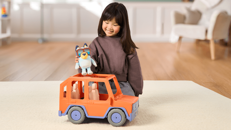 Bluey Buddies Big Heeler 4WD & Bluey