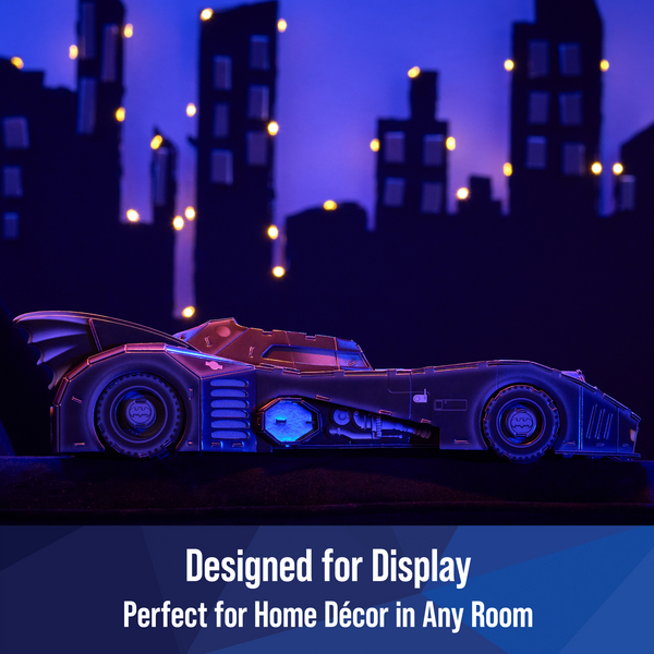 4D Build DC Batman Retro Batmobile 3D Puzzle Model