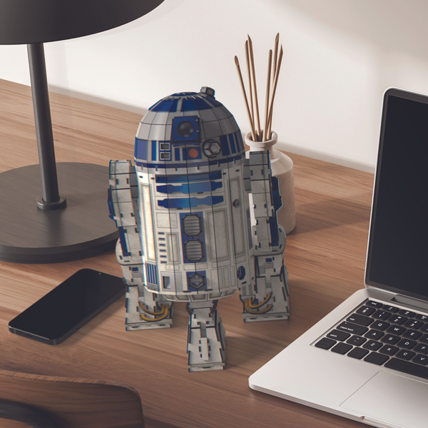 4D Build Star Wars R2-D2 Cardstock Model Kit 