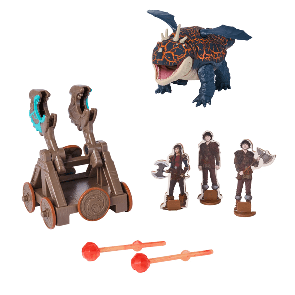 Dreamworks Dragons Blazing Battles Toothless Cannon Blast Playset