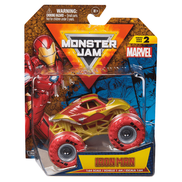 Monster Jam 1:64 Marvel Single Packs