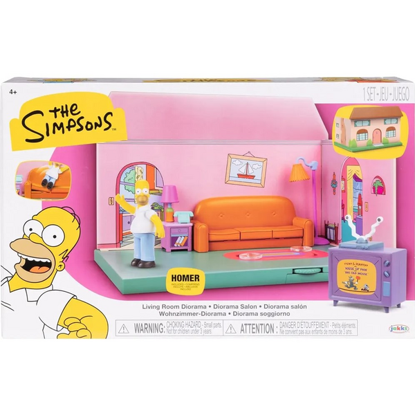 The Simpsons Living Room Diorama