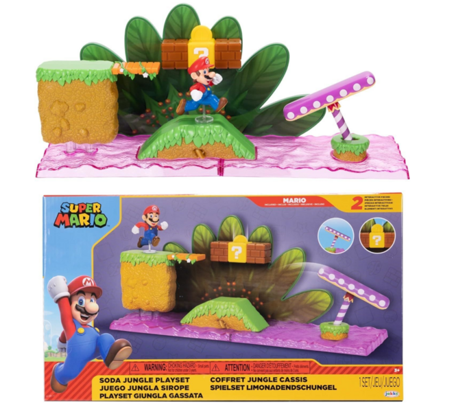 Super Mario Soda Jungle Playset