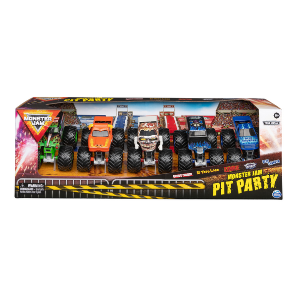 Monster Jam Pit Party 5-Pack Monster Trucks