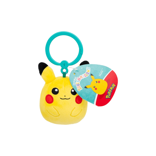 Pokemon Squishmallows 3.5 Inch Clip-On Plush