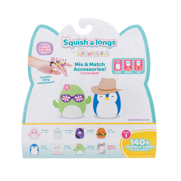 Squish-a-longs 8 Pack – Series 1 Assortment