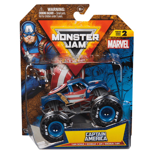 Monster Jam 1:64 Marvel Single Packs