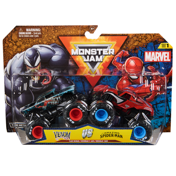 Monster Jam 1:64 Marvel 2 Pack