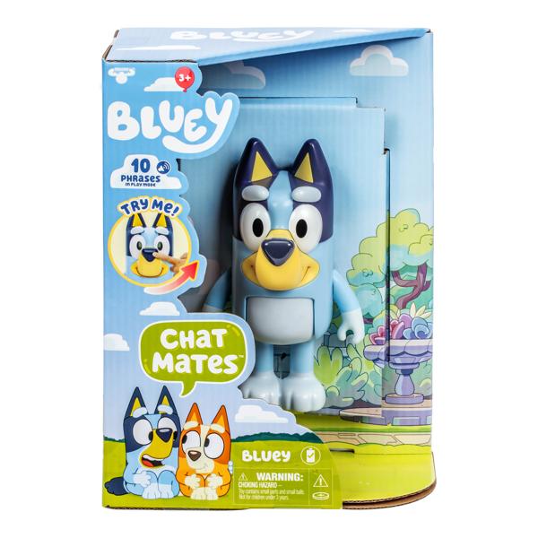 Bluey Chat Mates Talking Figures Single Pack Assorted 