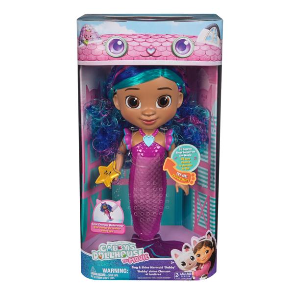 Gabby’s Dollhouse The Movie Sing and Shine Mermaid Gabby