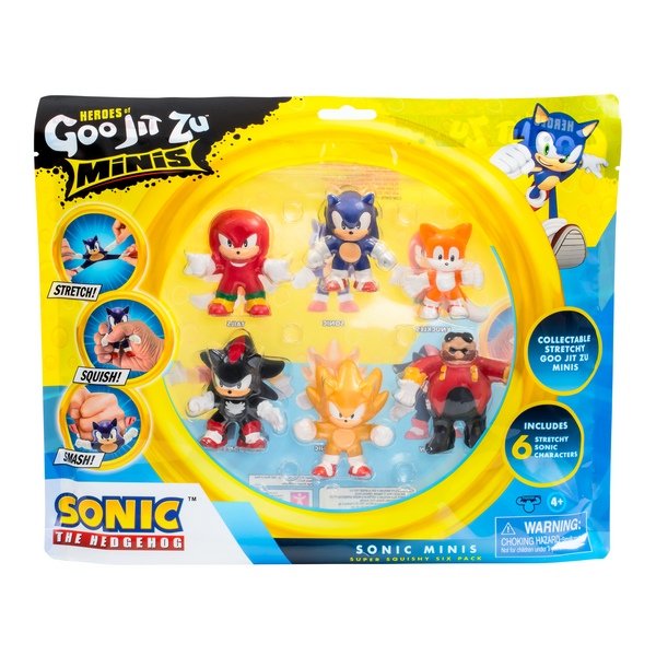 Heroes Of Goo Jit ZU Sonic Mini 6 Pack