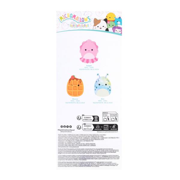 Squishmallows Original Micromallows Plush 3-Pack Assortment