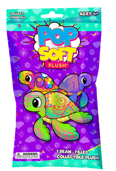 POP Art Soft Turtle Mystery Mini Fuchsia Series