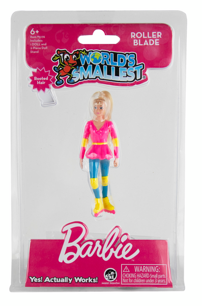 WORLDS SMALLEST POSABLE BARBIE (ROLLERBLADE & COWGIRL)