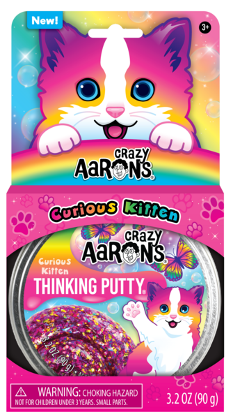Crazy Aarons Putty Pets Curious Kitten Trendsetters 