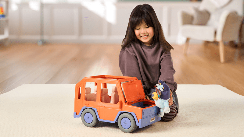 Bluey Buddies Big Heeler 4WD & Bluey