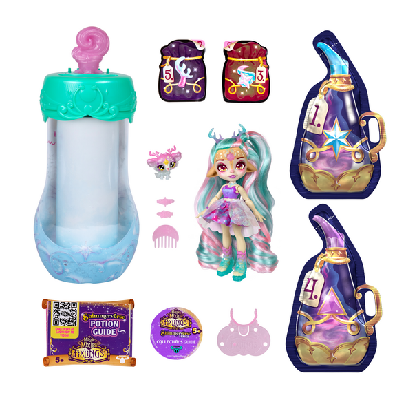 Magic Mixies Pixlings S2 Galaxy Hair Doll Single Pack