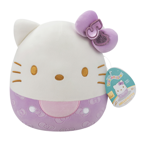 Squishmallows Original Sanrio 8-Inch 50th Anniversary Embossed Hello Kitty Assorted