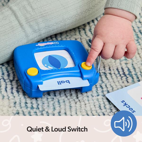Ms. Rachel Official First Words Talking Flash Cards with Electronic Reader