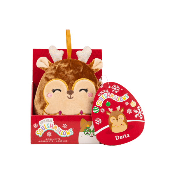 Squishmallows Original 4-Inch Holiday Ornaments Assorted