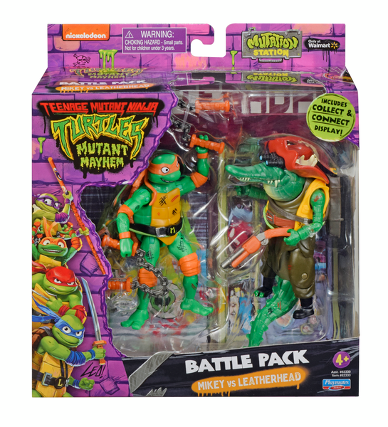 Teenage Mutant Ninja Turtles Movie Good VS Bad 2 Pack