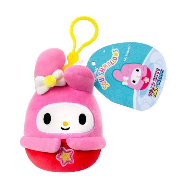 Squishmallows 3.5 Inch Clip Hello Kitty Kawaii Tokyo Assortment