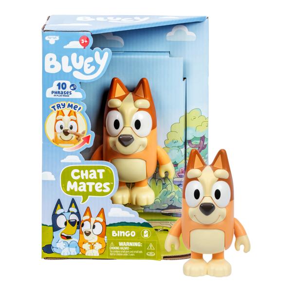 Bluey Chat Mates Talking Figures Single Pack Assorted 