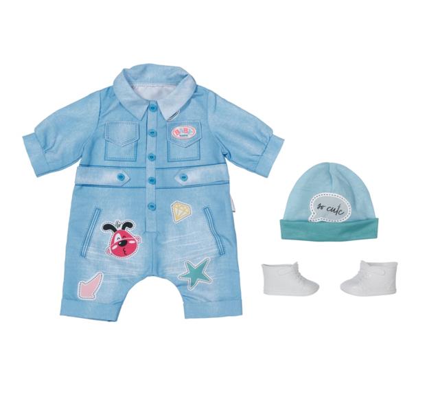 BABY Born Deluxe Overall Jeans Set
