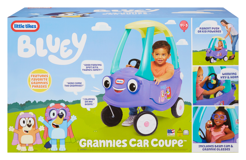 Little Tikes Bluey Grannies Car Coupe