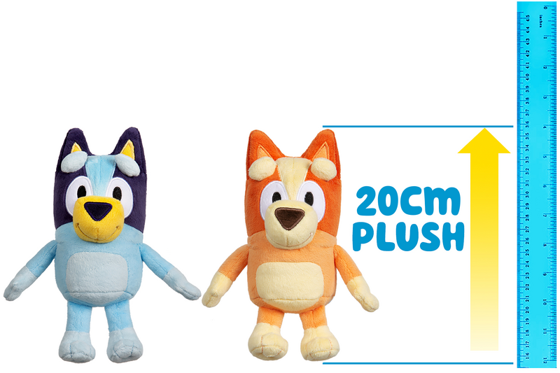 Bluey & Bingo Soft Toy Assorted