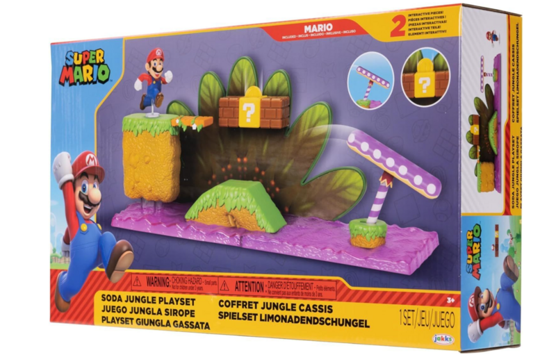 Super Mario Soda Jungle Playset