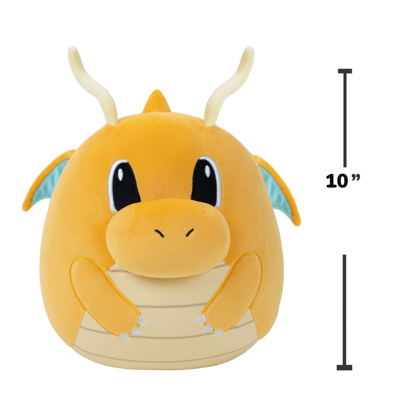 Pokémon Squishmallows Dragonite 10 Inch Plush 