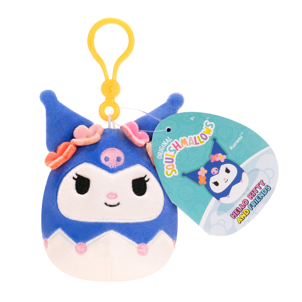 Squishmallows 3.5 Inch Clip Hello Kitty Tropical Assorted