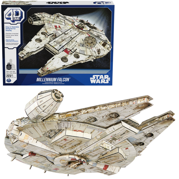 4D Build Star Wars Millennium Falcon 3D Model Kit