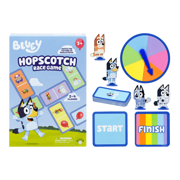 Bluey’s Hopscotch Race Card Game