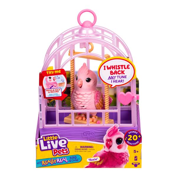Little Live Pets My Really Real Bird & Cage
