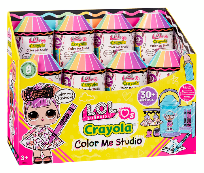 L.O.L. Surprise! Loves Crayola Color Me Studio Assortment 