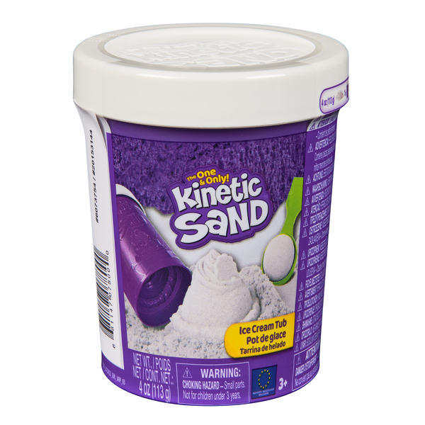 Kinetic Sand Ice Cream Tub with 4oz assorted 