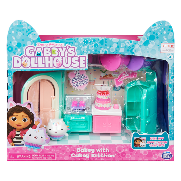 Gabby’s Dollhouse Bakey with Cakey Kitchen 
