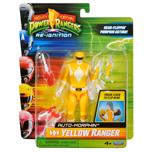 Power Rangers Auto-Morphin Ranger Figures Assorted