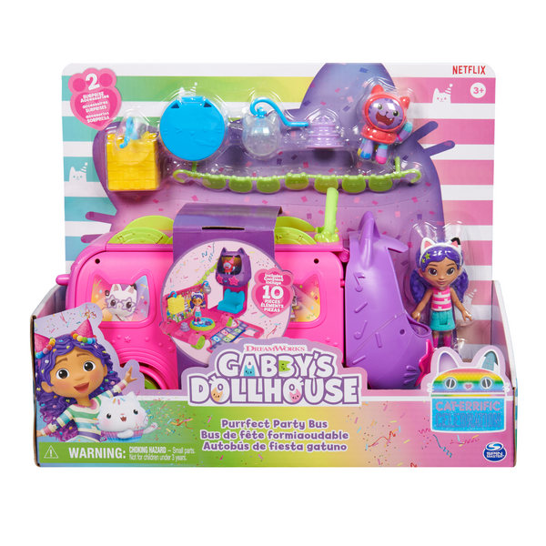Gabby’s Dollhouse Purrfect Party Bus Playset