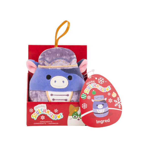 Squishmallows Original 4-Inch Holiday Ornaments Assorted
